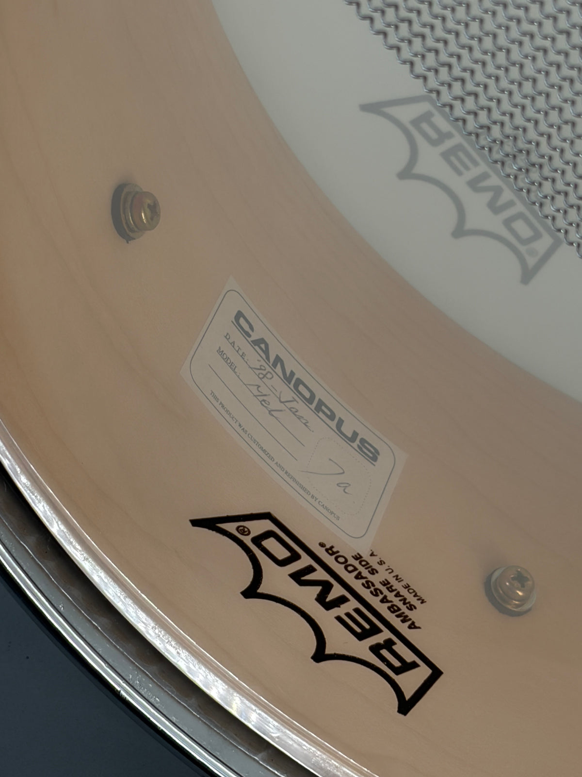 Canopus "The Maple" Silver Sparkle