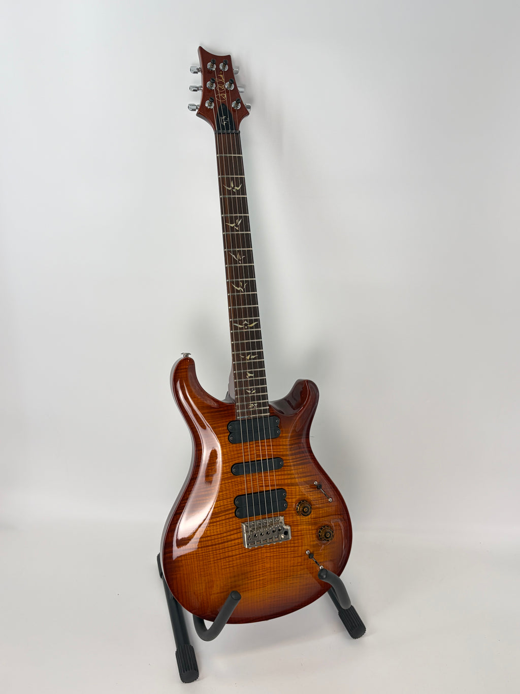 PRS 513 - bursztynowy sunburst, top flame