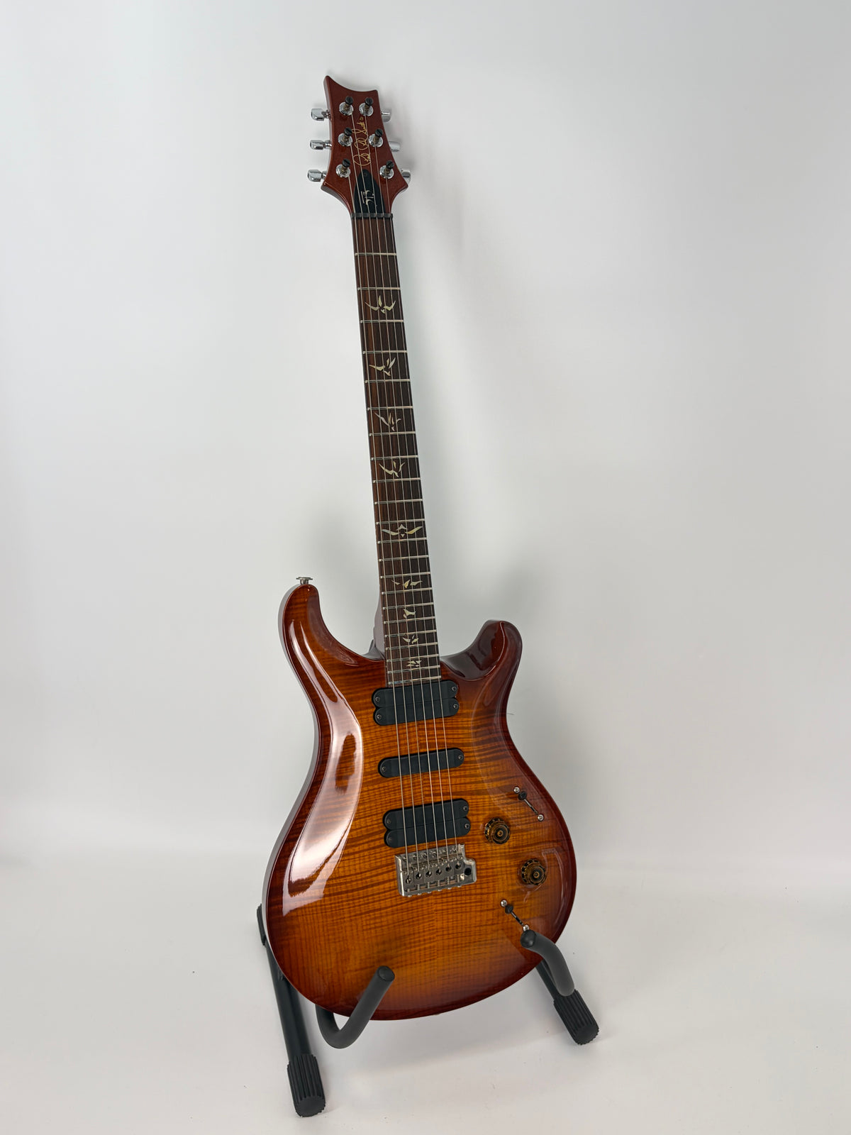 PRS 513 - bursztynowy sunburst, top flame